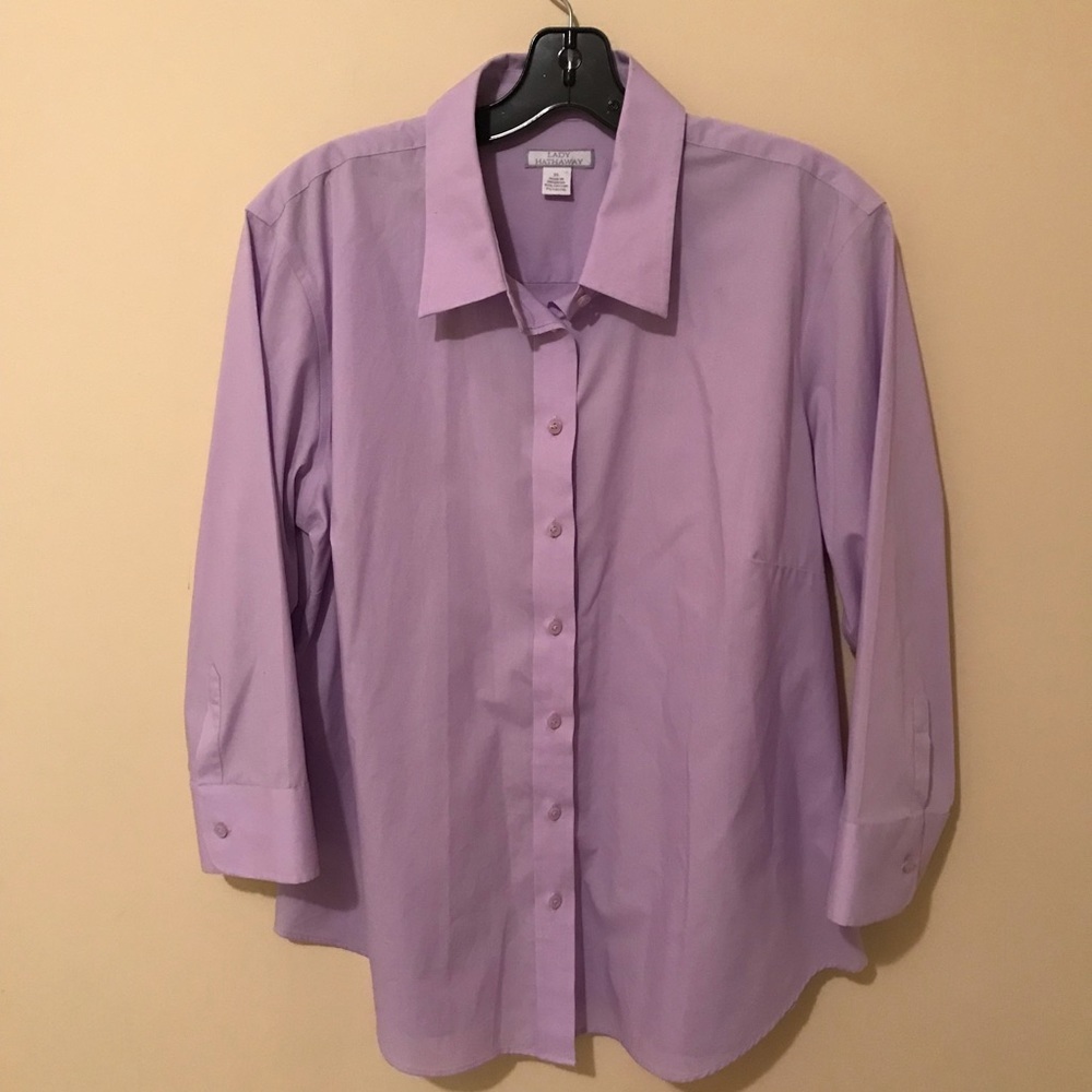 Lady Hathaway Lavender Blouse